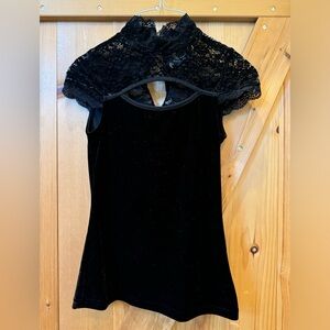 Killstar Eternally Yours Keyhole Top size xs